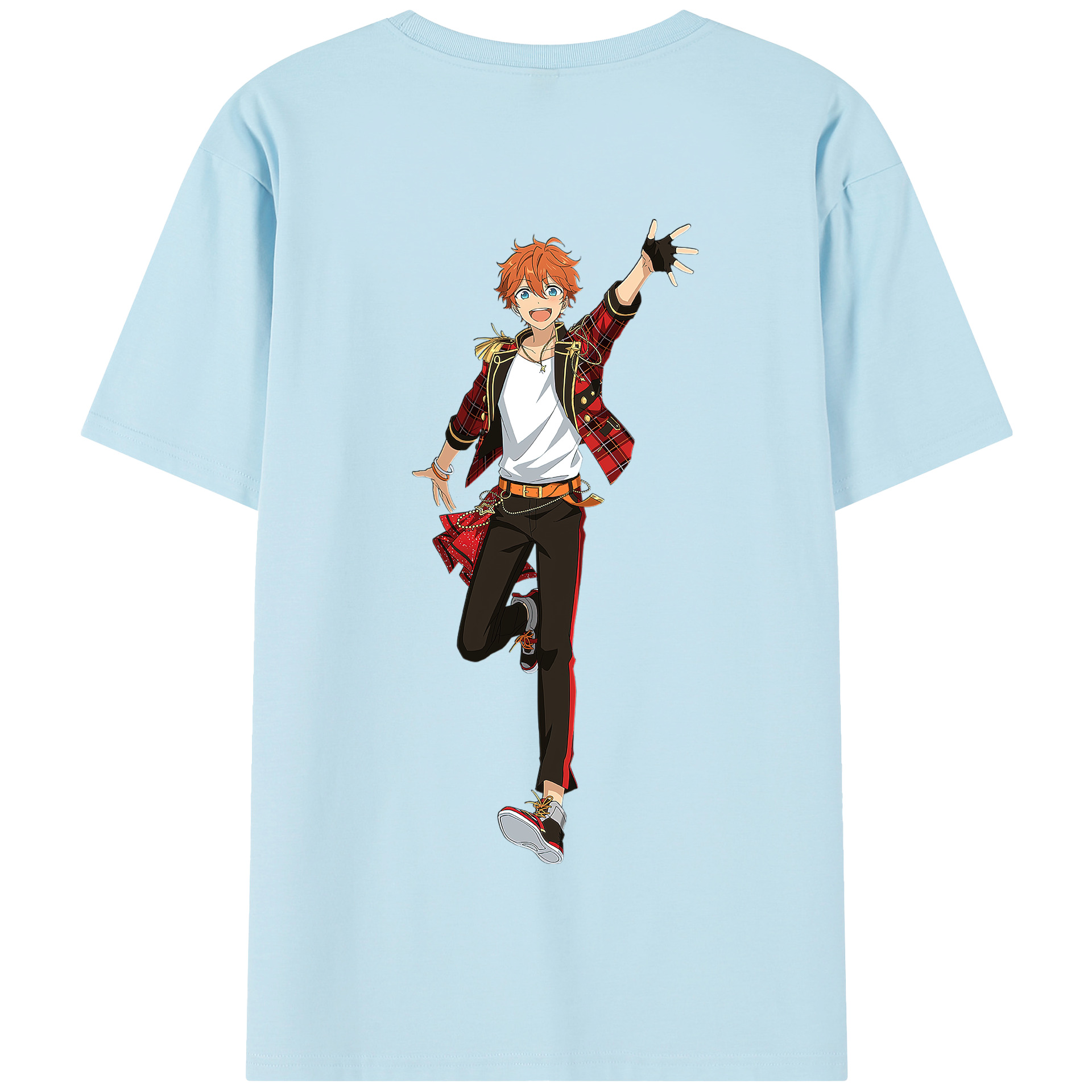 （画像用） あんさんぶるスターズ! Ensemble Stars 綿100％半袖Tシャツ（背面プリント）